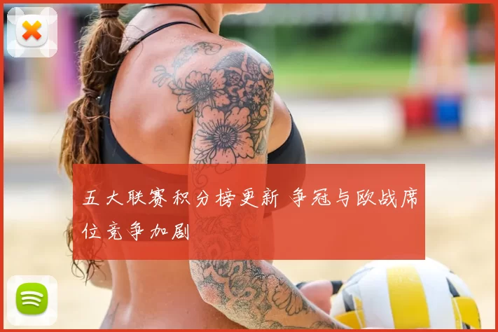 五大联赛积分榜更新 争冠与欧战席位竞争加剧